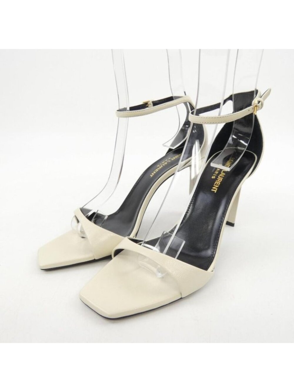 Saint Laurent Sandals White 37 - Picture 3 of 6
